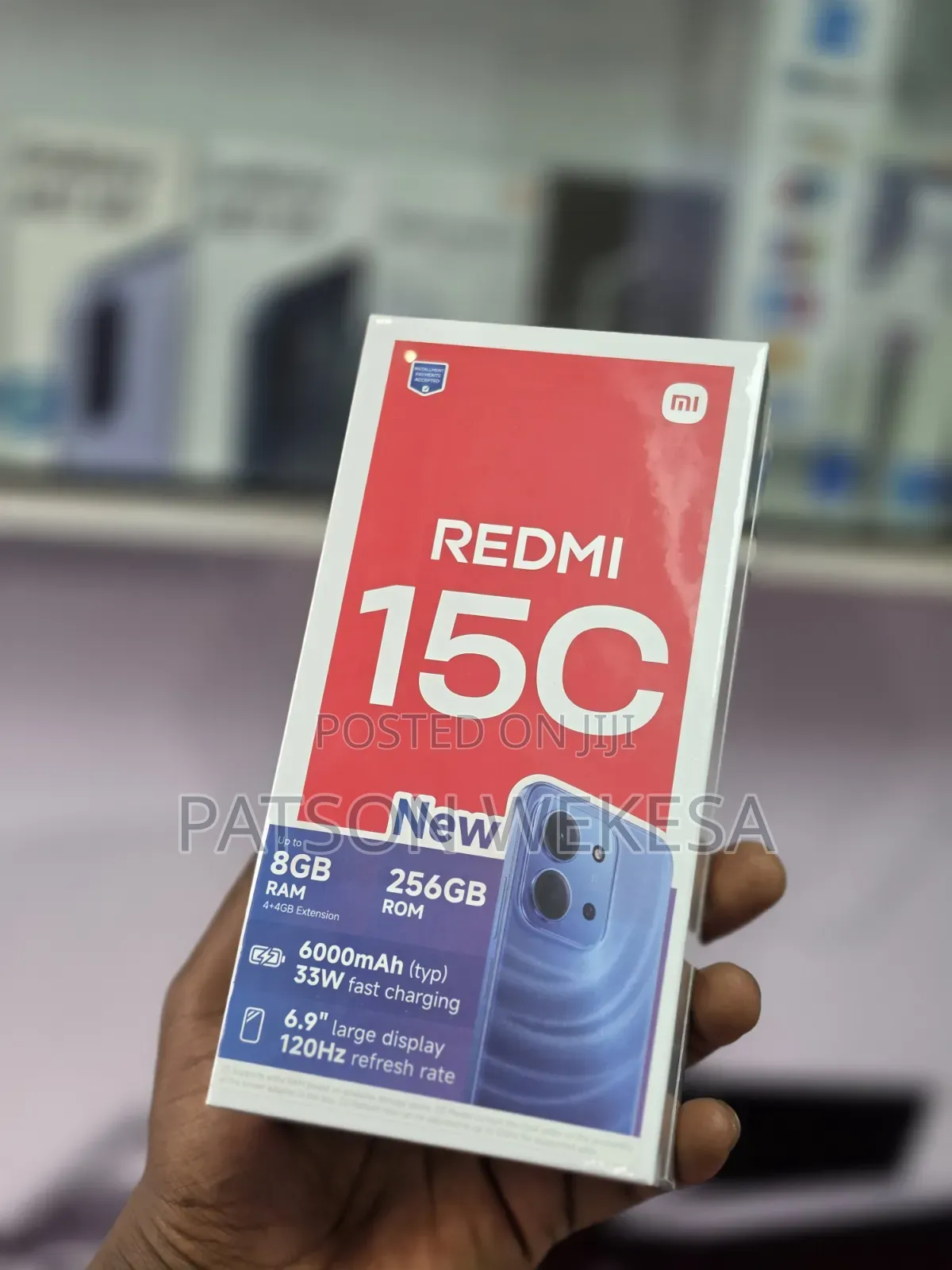 New Xiaomi Redmi 15C 4G 256 GB Black
