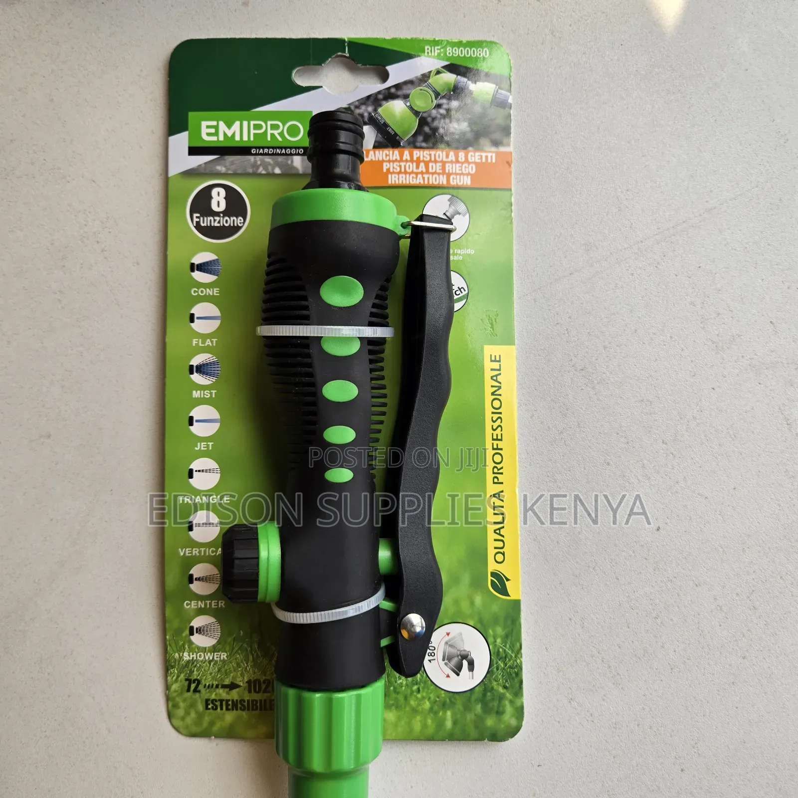 Water Spray Gun Long Arm Watering Wand Spray Nozzle Garden Hose Pipe