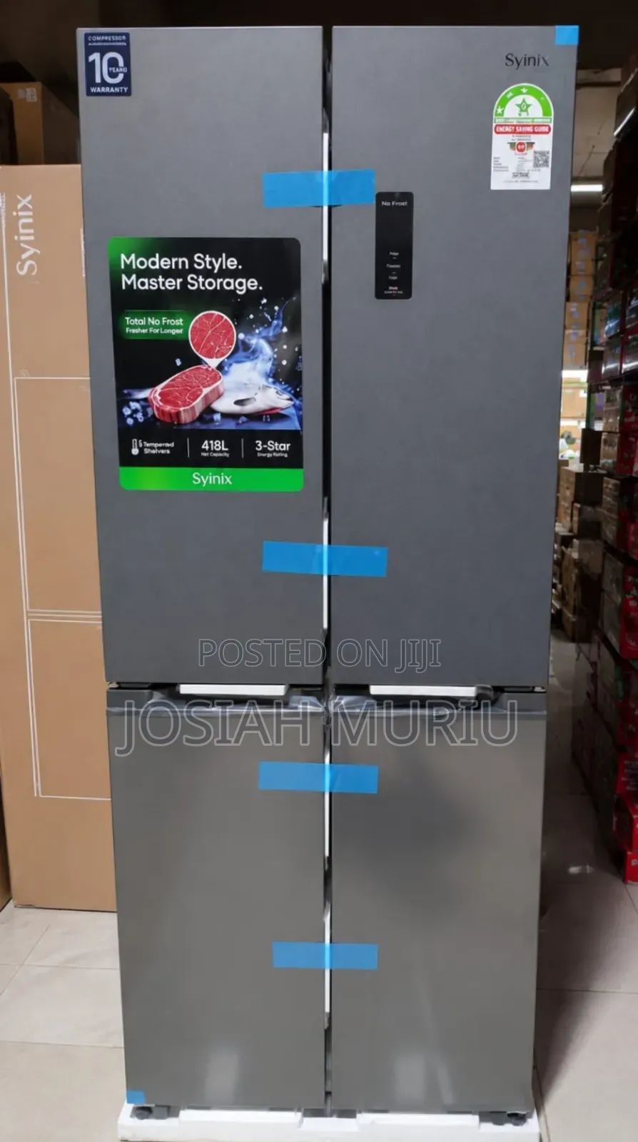 Syinix 431L Four Door Refrigerator