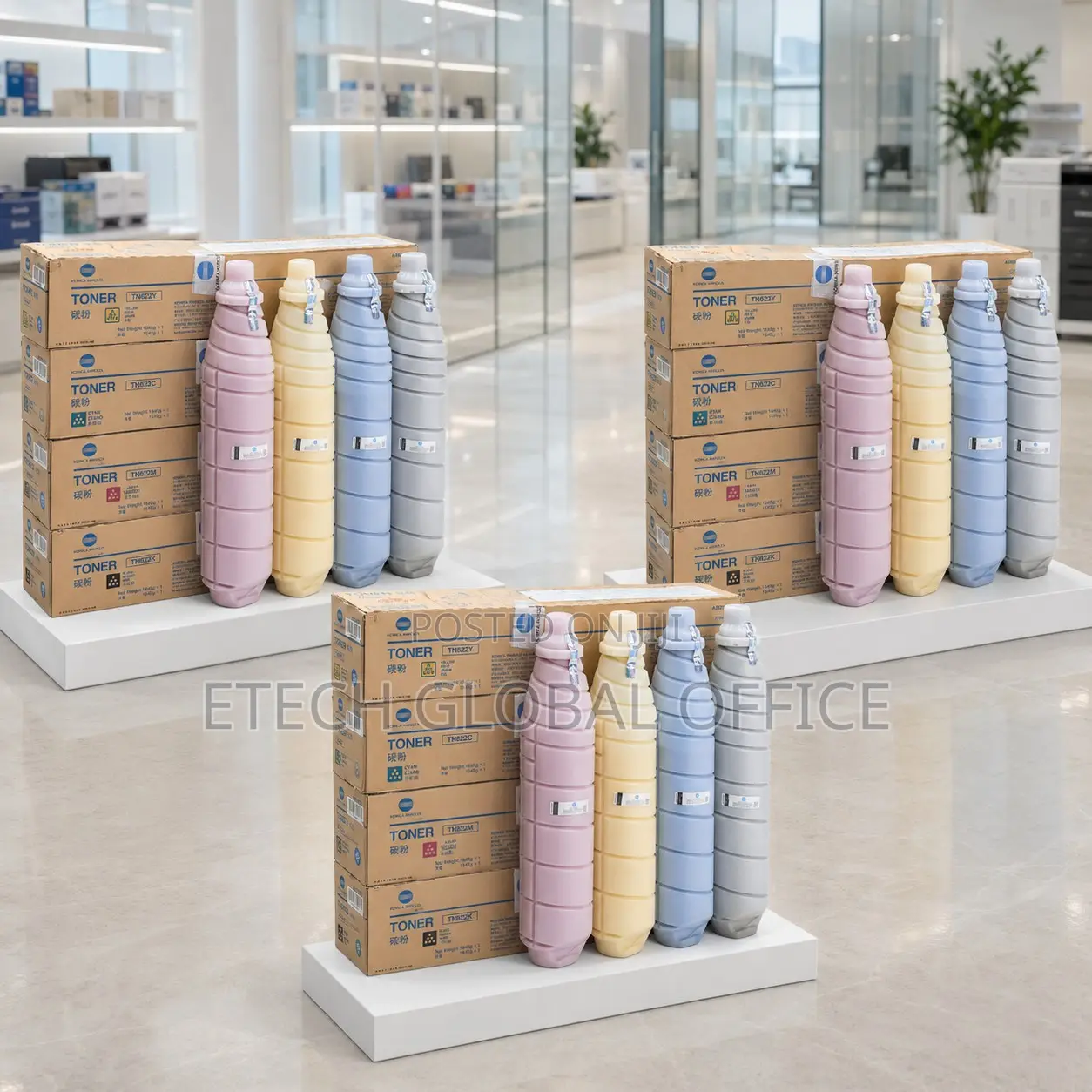 Konica Minolta TN-622 Cyan Production Toner