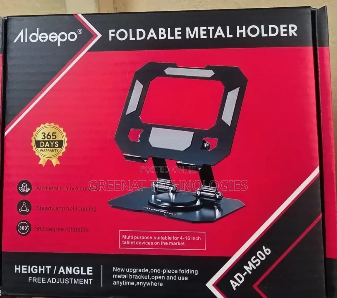 Aldeepo Foldable Metal Laptop Holder Ad-Ms06