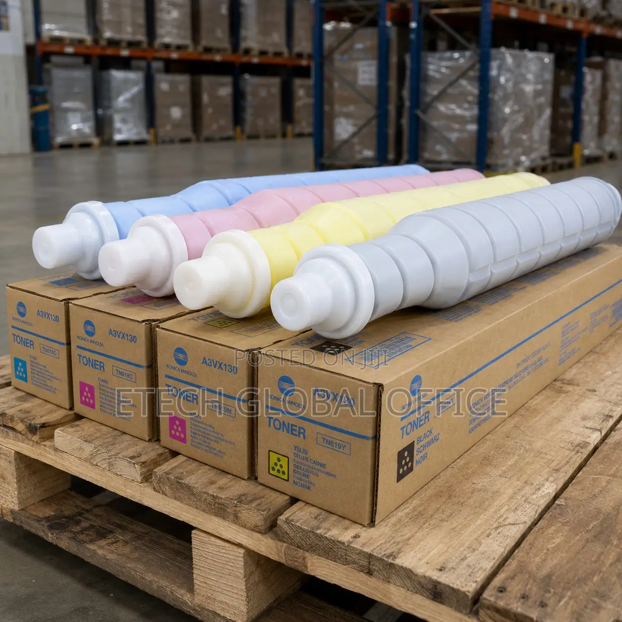 Original Konica Minolta TN-619 CMYK Toner Set