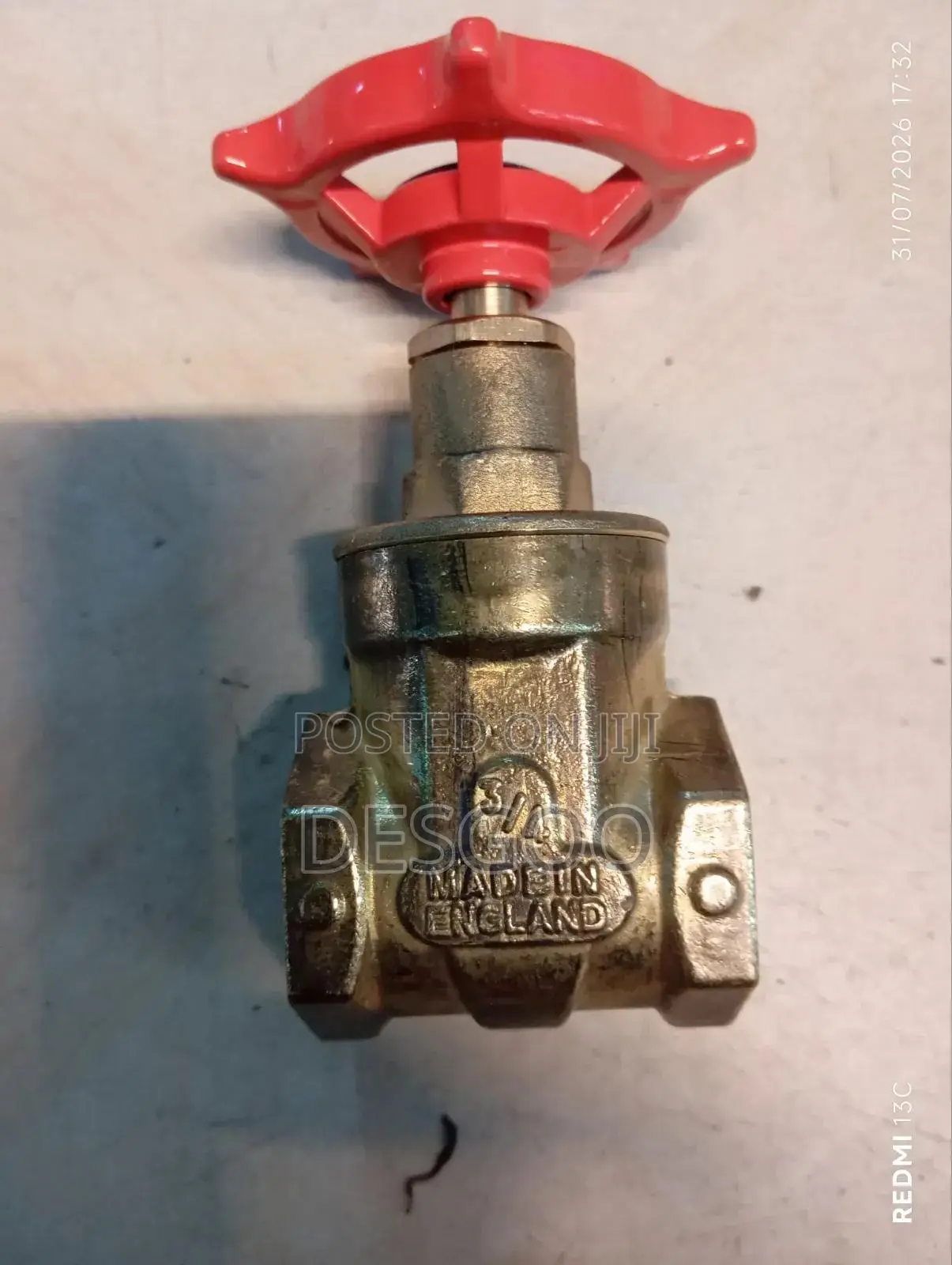 Gate Valve Pegler 3/4