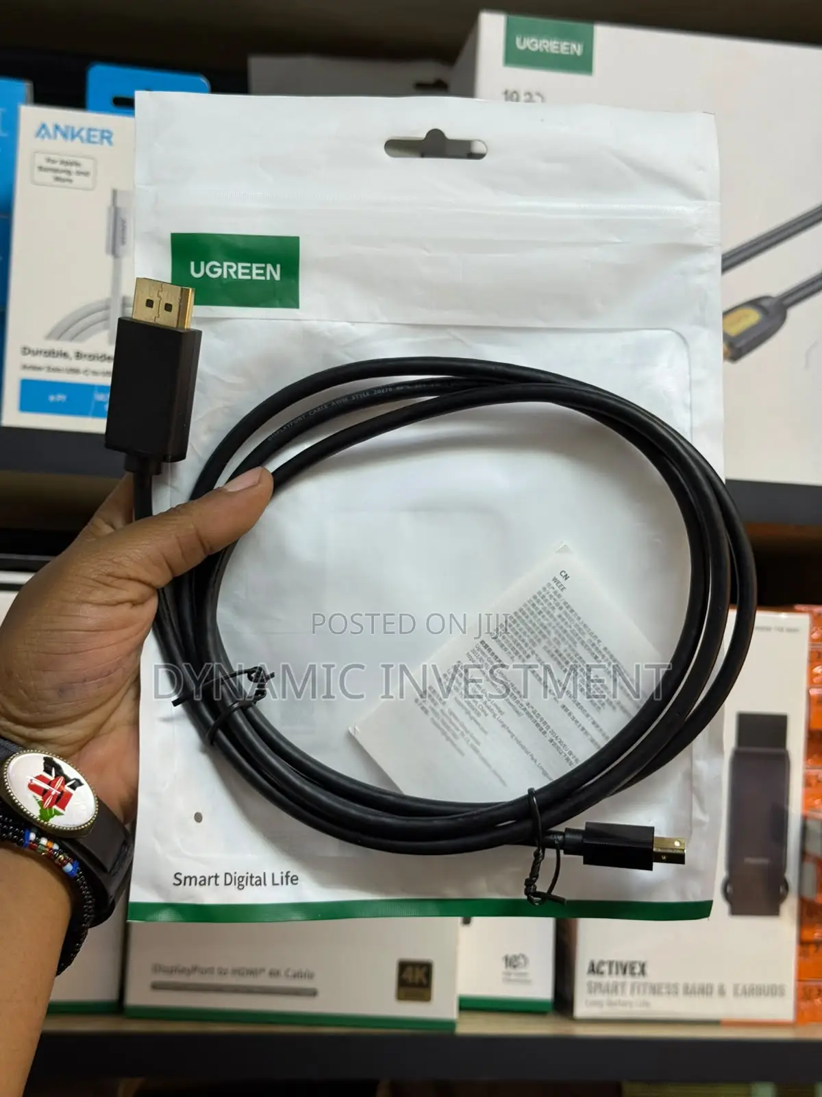 UGREEN Mini DISPLAYPORT to DisplayPort Cable 60Hz MacBook Laptop