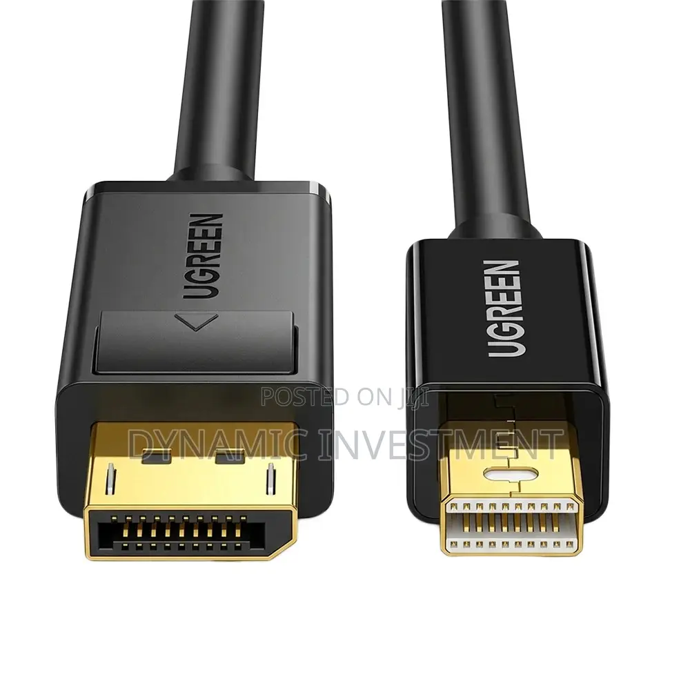 Ugreen Mini DisplayPort to DisplayPort Converter Cable 1.5m - Black