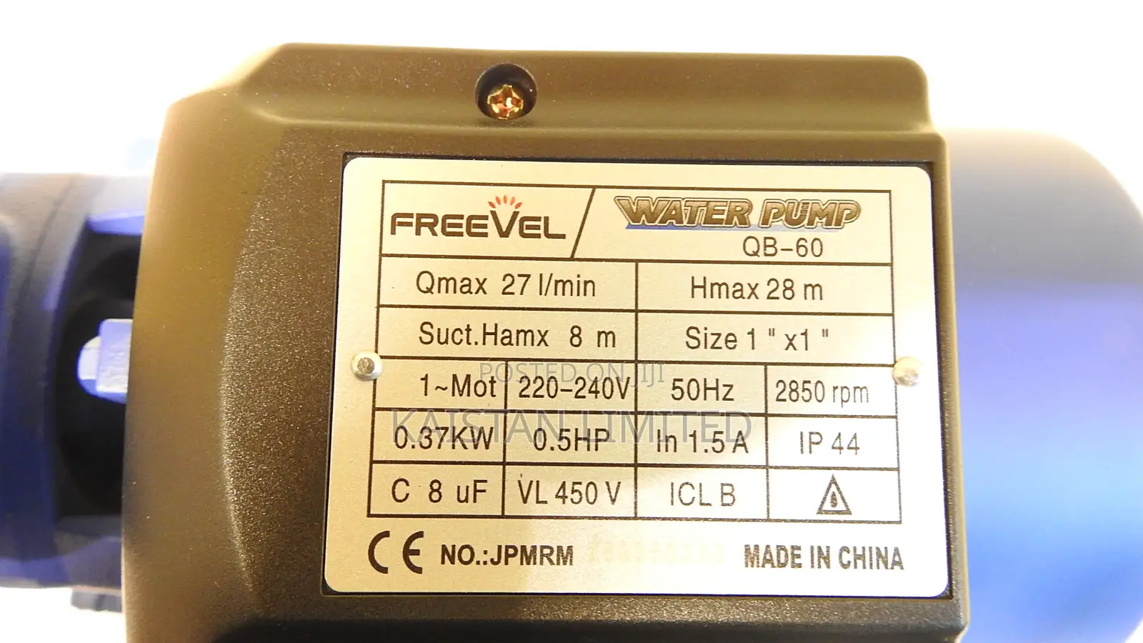Freevel QB-60 0.5 HP Electric Surface Water Pump – 370W Booster Pump