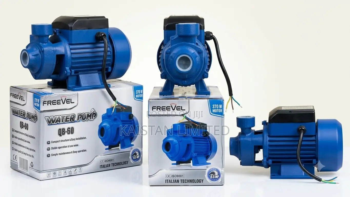 0.5 HP Freevel QB-60 Electric Water Pump – 370W High-Efficiency Flow