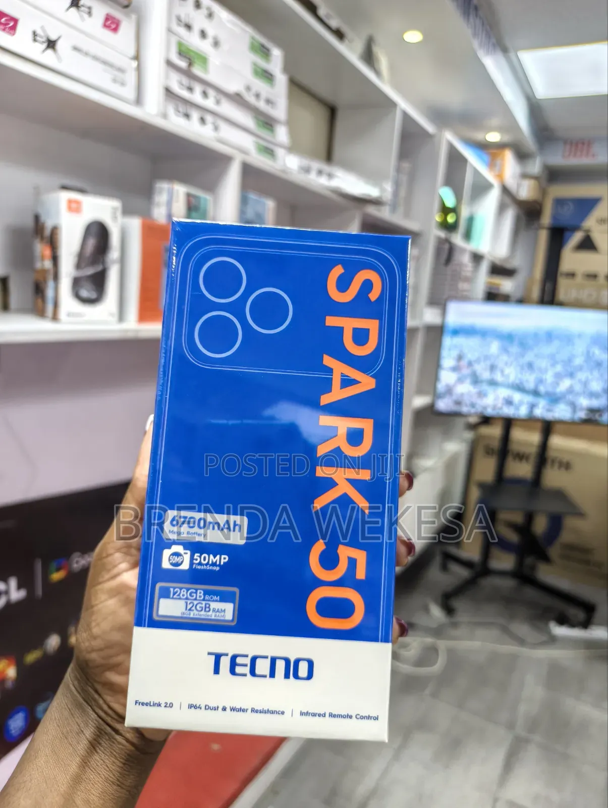 New Tecno Spark 50 128 GB Black