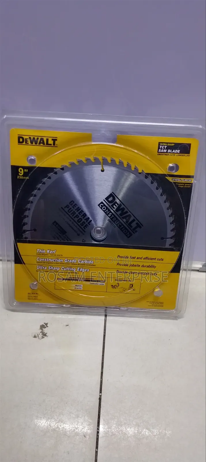 DeWalt Circular Saw Blade 9 Inch