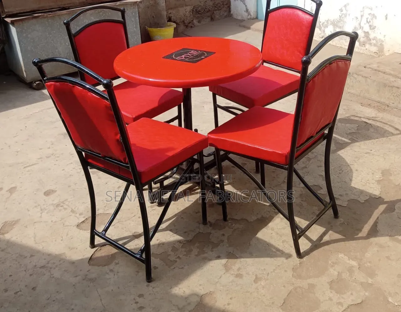 Red Hotel Dining Set.