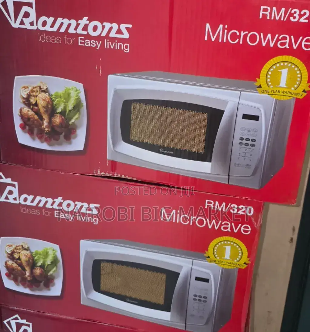 Ramtons RM/320 - Digital Microwave, 700W - 20L - Silver (1YR WRTY)