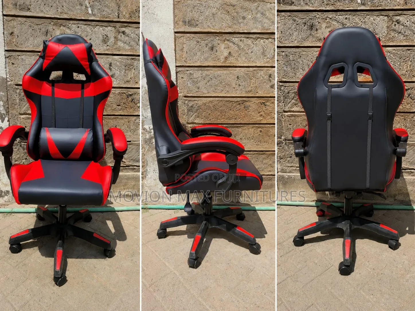 Black New Red Gaming Chairs
