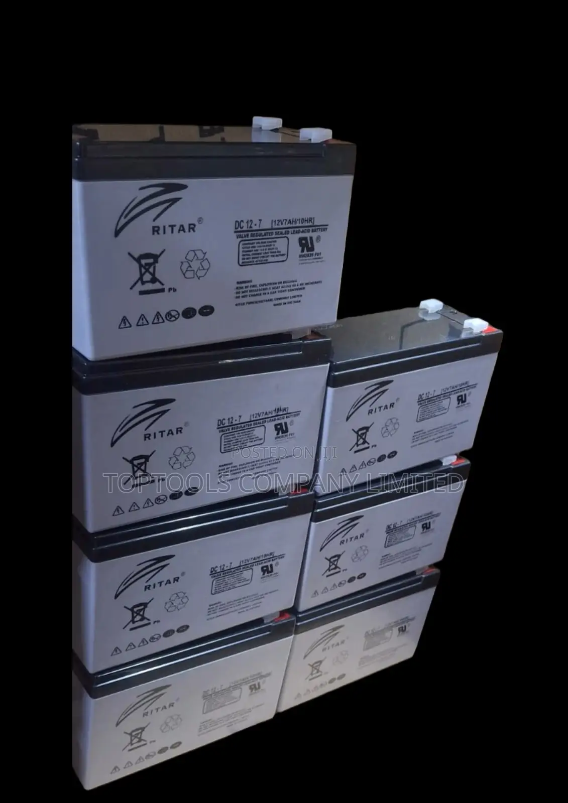 Ritar Dc 12v 7ah 10hr Rechargeable Battery 2026 Model