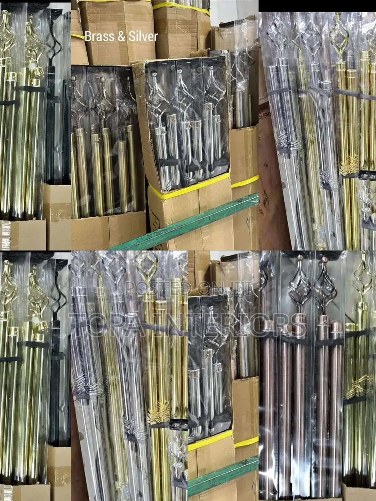 Chinese Imported Adjustable Curtain Rods With Accessories