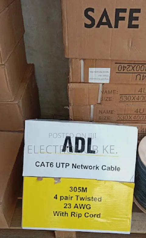 CAT6 Structured Network Cable 305M Indoor UTP Roll