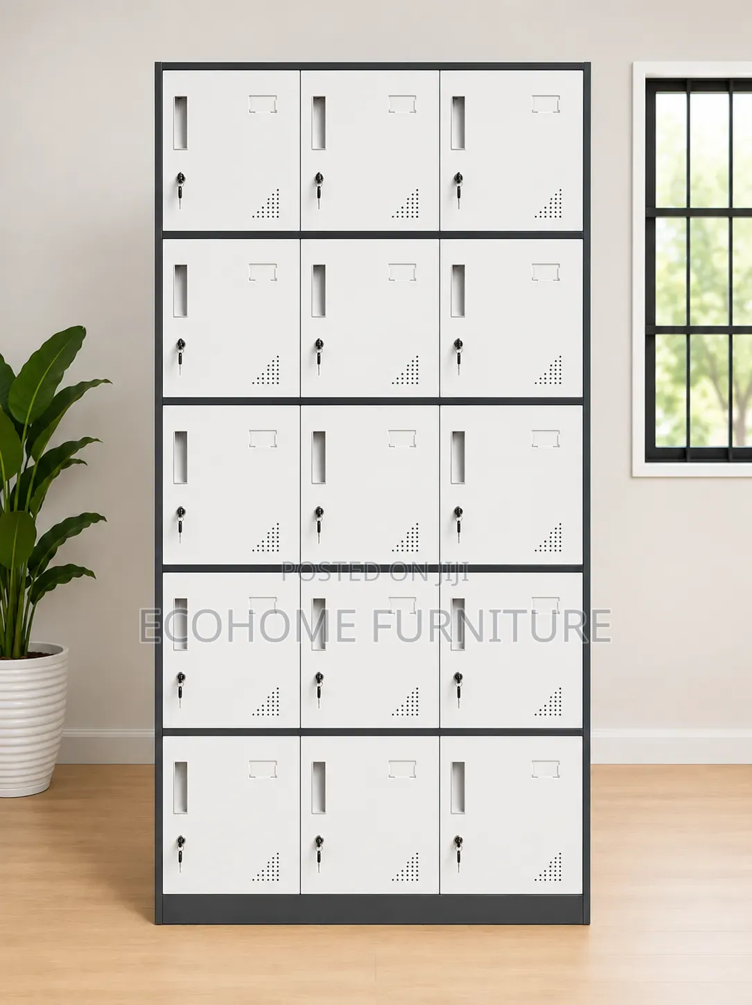 15 Door Steel Locker Cabinet – Secure Metal Storage Cabinet