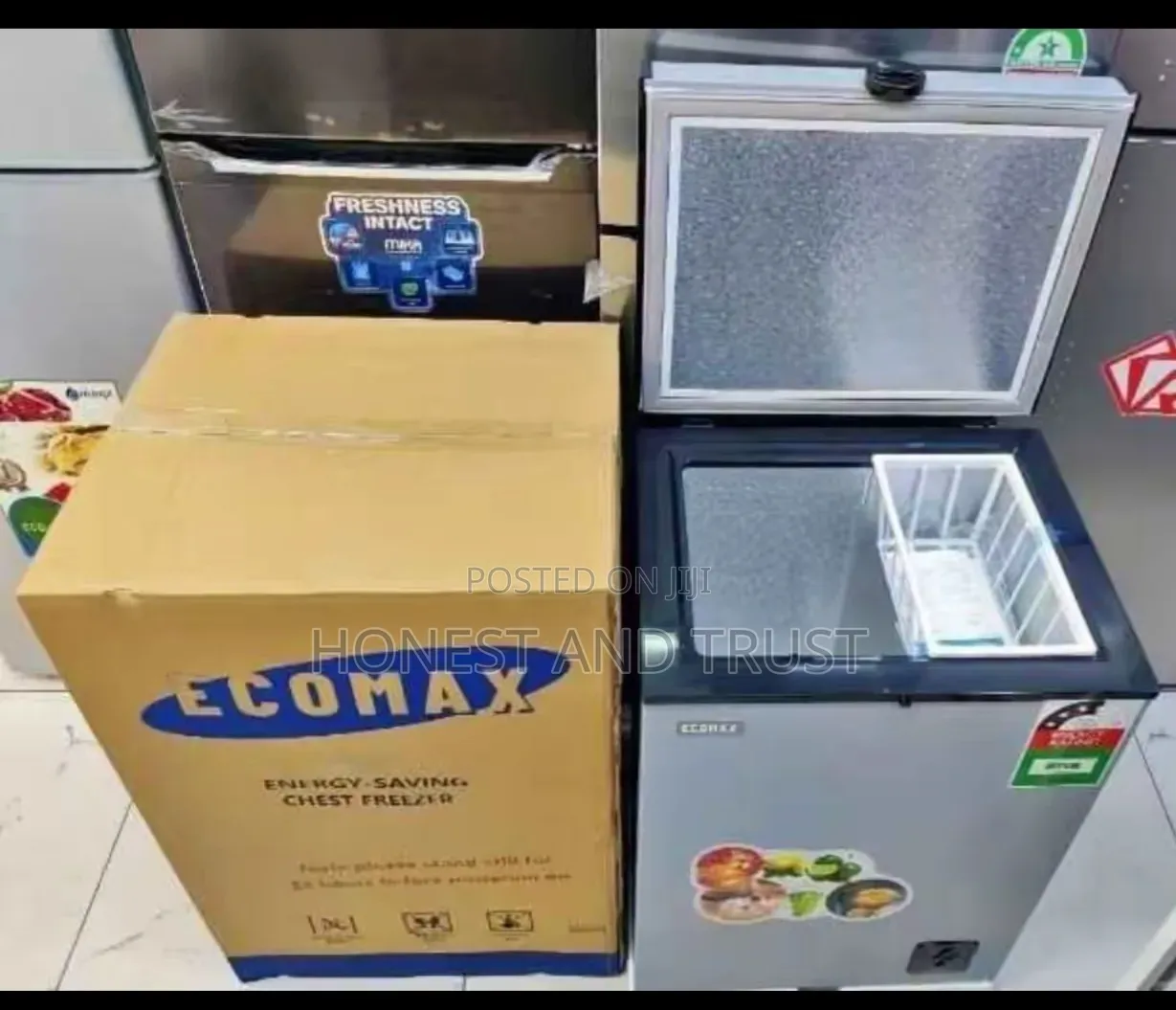 Grey New Chest Freezer