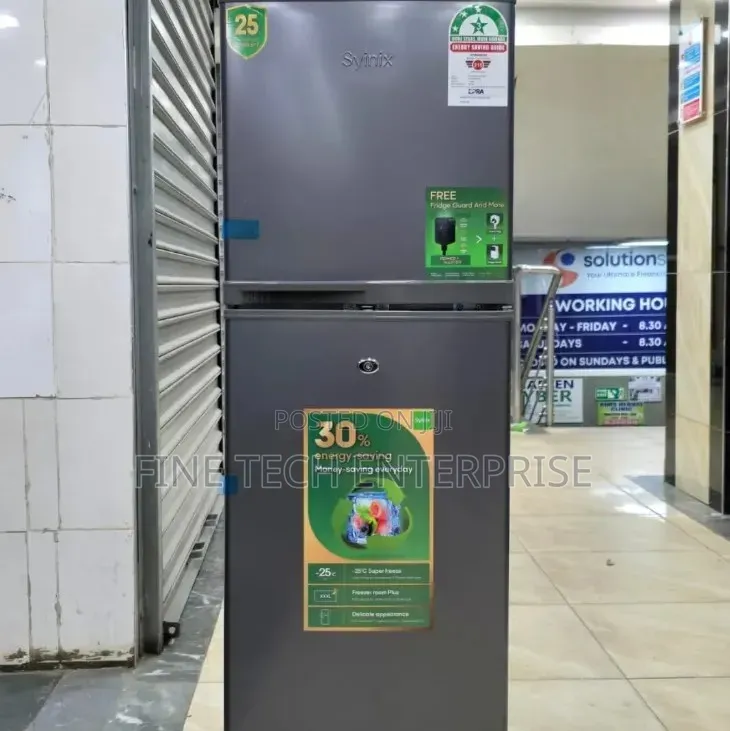 Syinix 137litres Double Door Fridge.