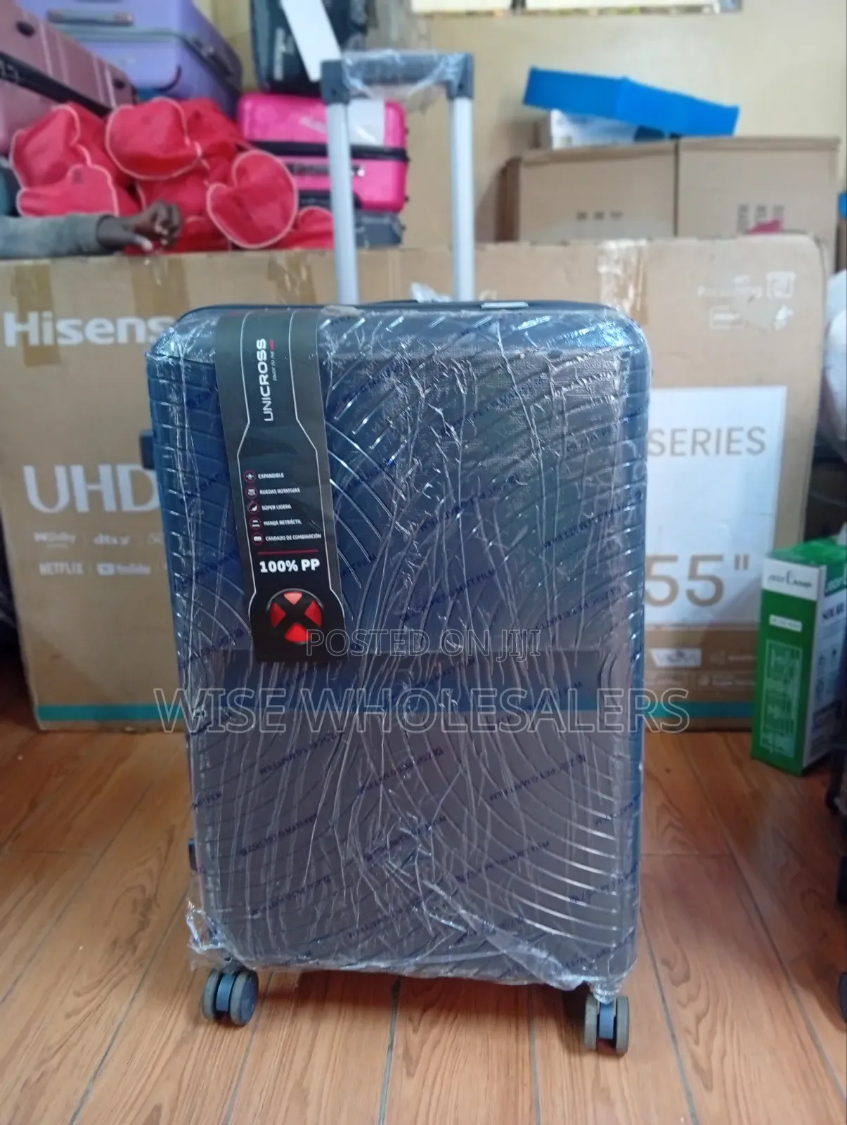 Large Unbreakble Luxurious Rubber Suitcase