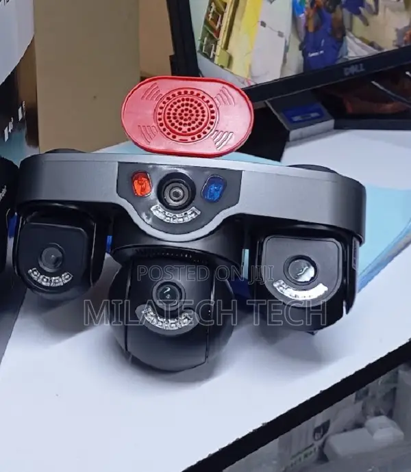 Smart Triple Lens 4G Solar Camera With Motion Detection Alarm