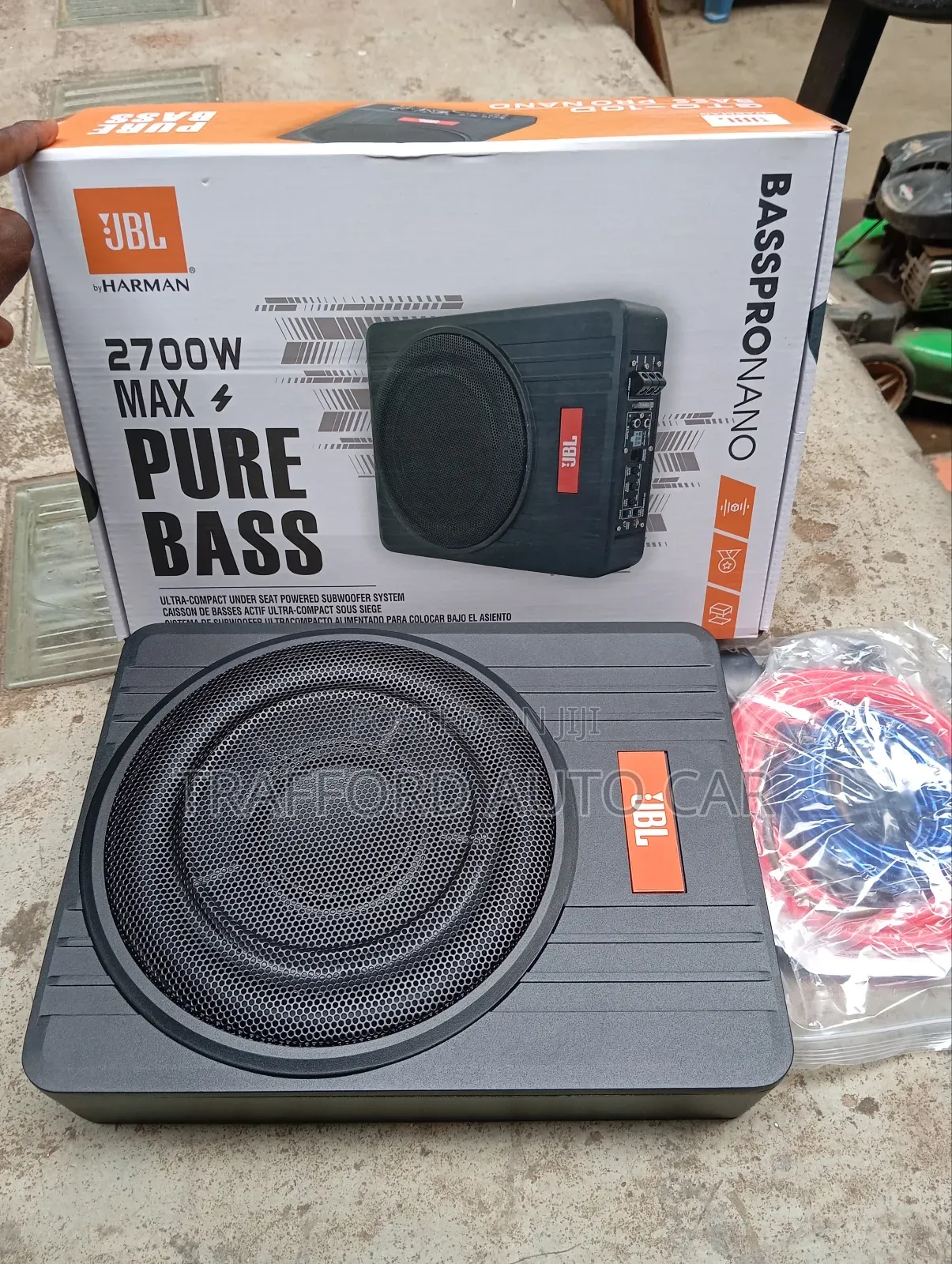 Pure Bass JBL Underseat Subwoofer