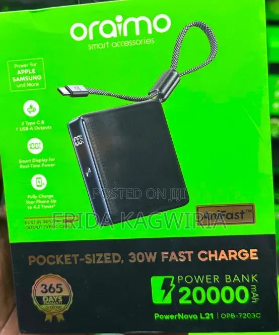 Oraimo Power Nova 20000 Mah Powerbank