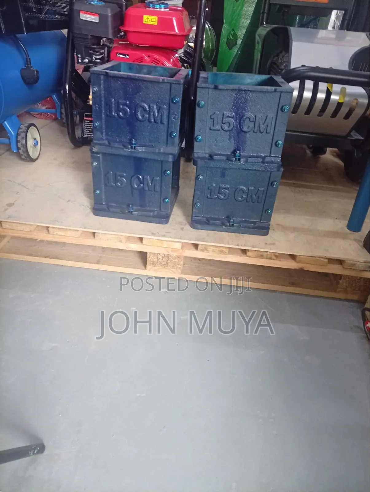 Cast Iron Testing Cube Moulds for Concrete