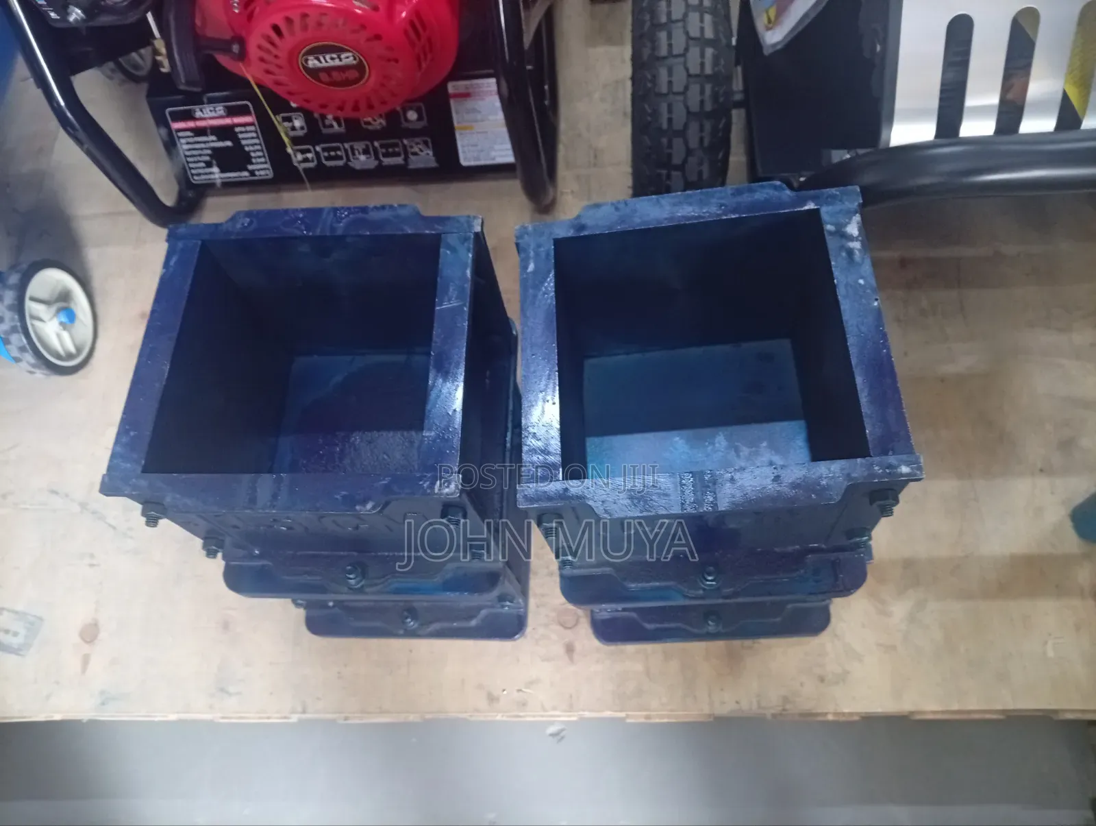 Cast Iron Testing Cube Moulds for Concrete