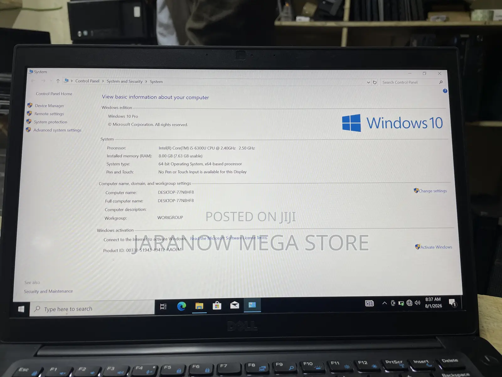 Laptop Dell Latitude 7480 8GB Intel Core i5 SSD 512GB