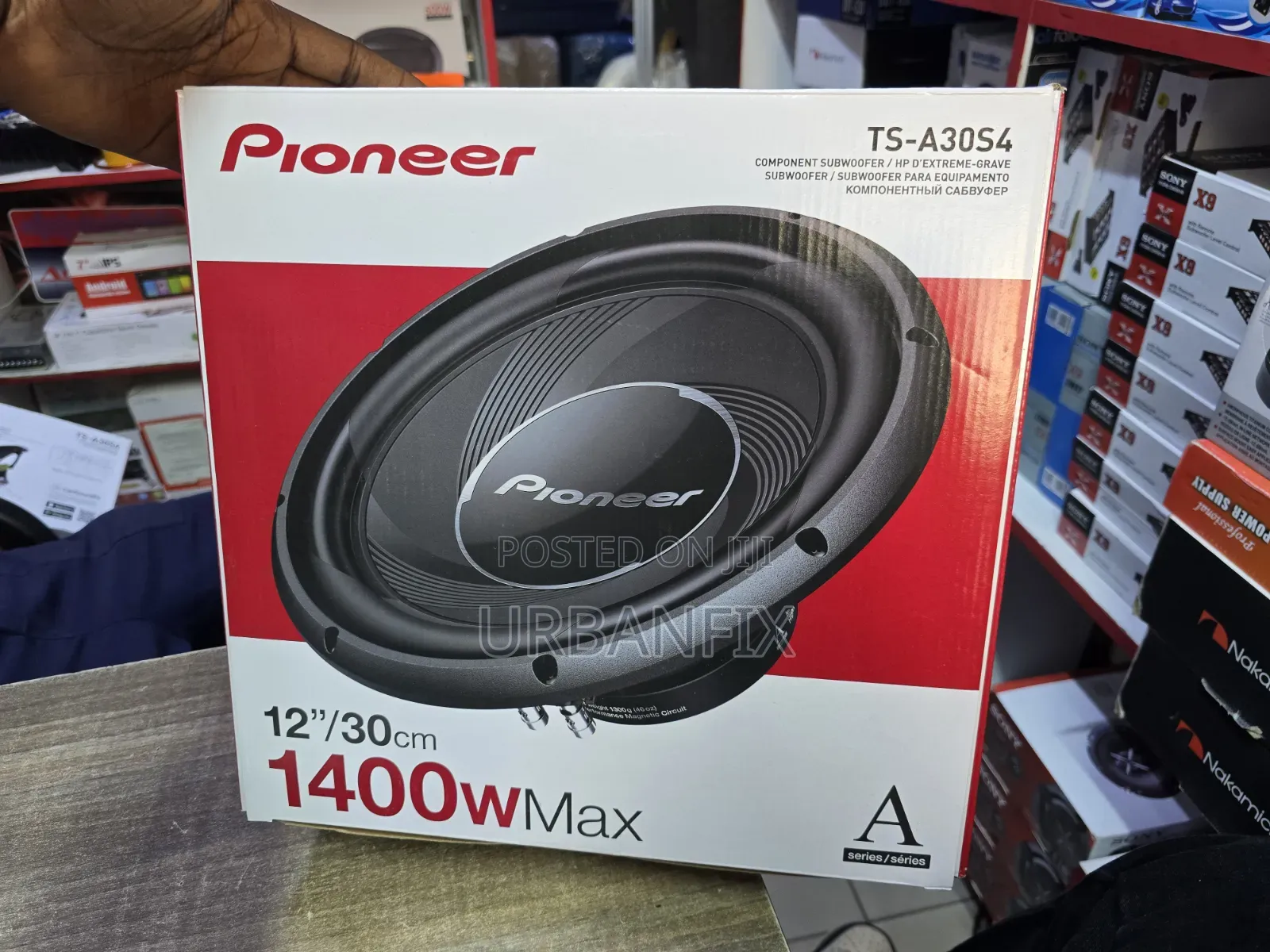 Pioneer 1400watts TS-A30S4 Powerful Bass Subwoofer
