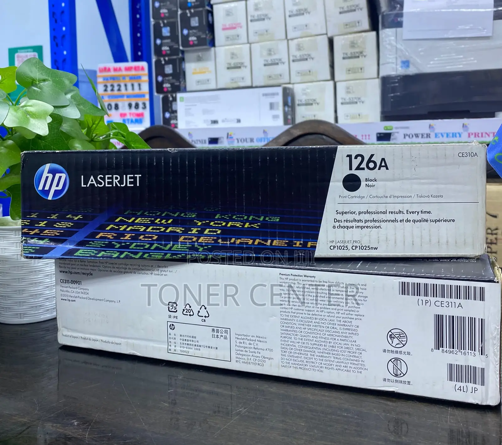 Genuine HP 126A (CE310A) Black Toner – Sharp, Consistent Prints