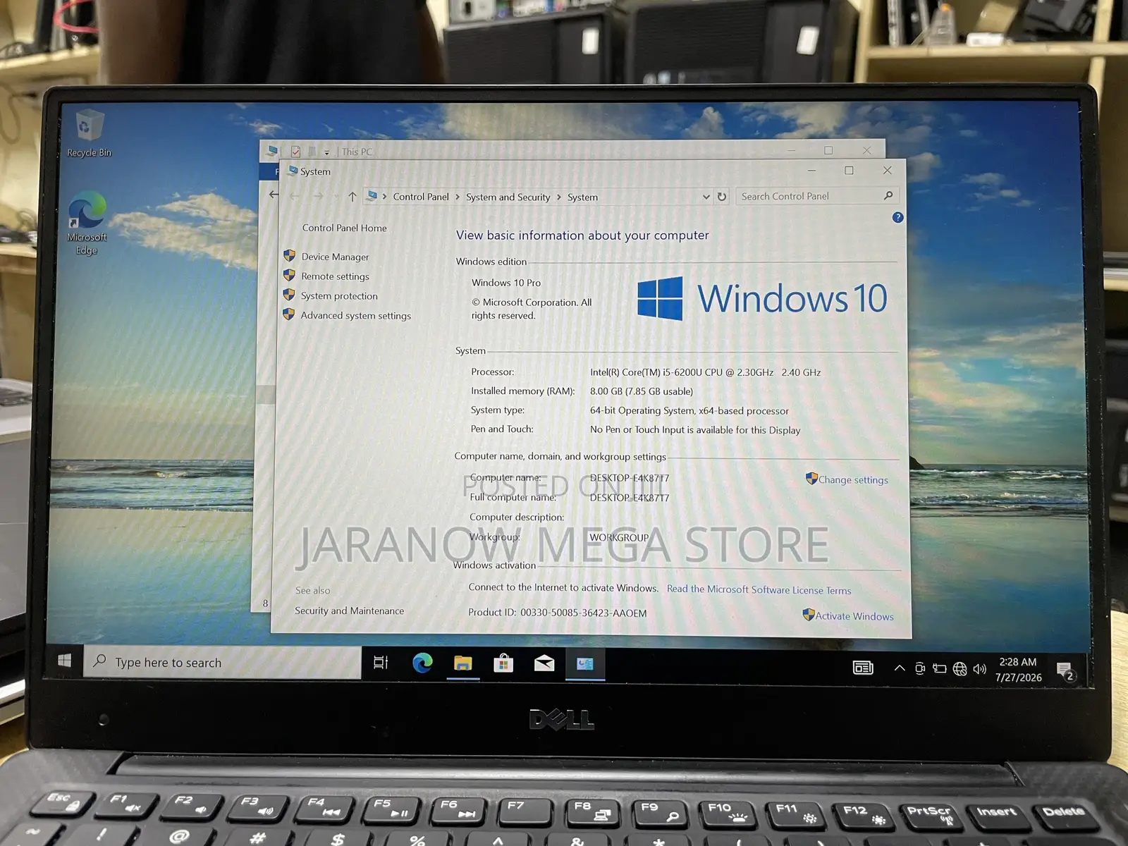 Laptop Dell XPS 13 9350 8GB Intel Core i5 SSD 128GB