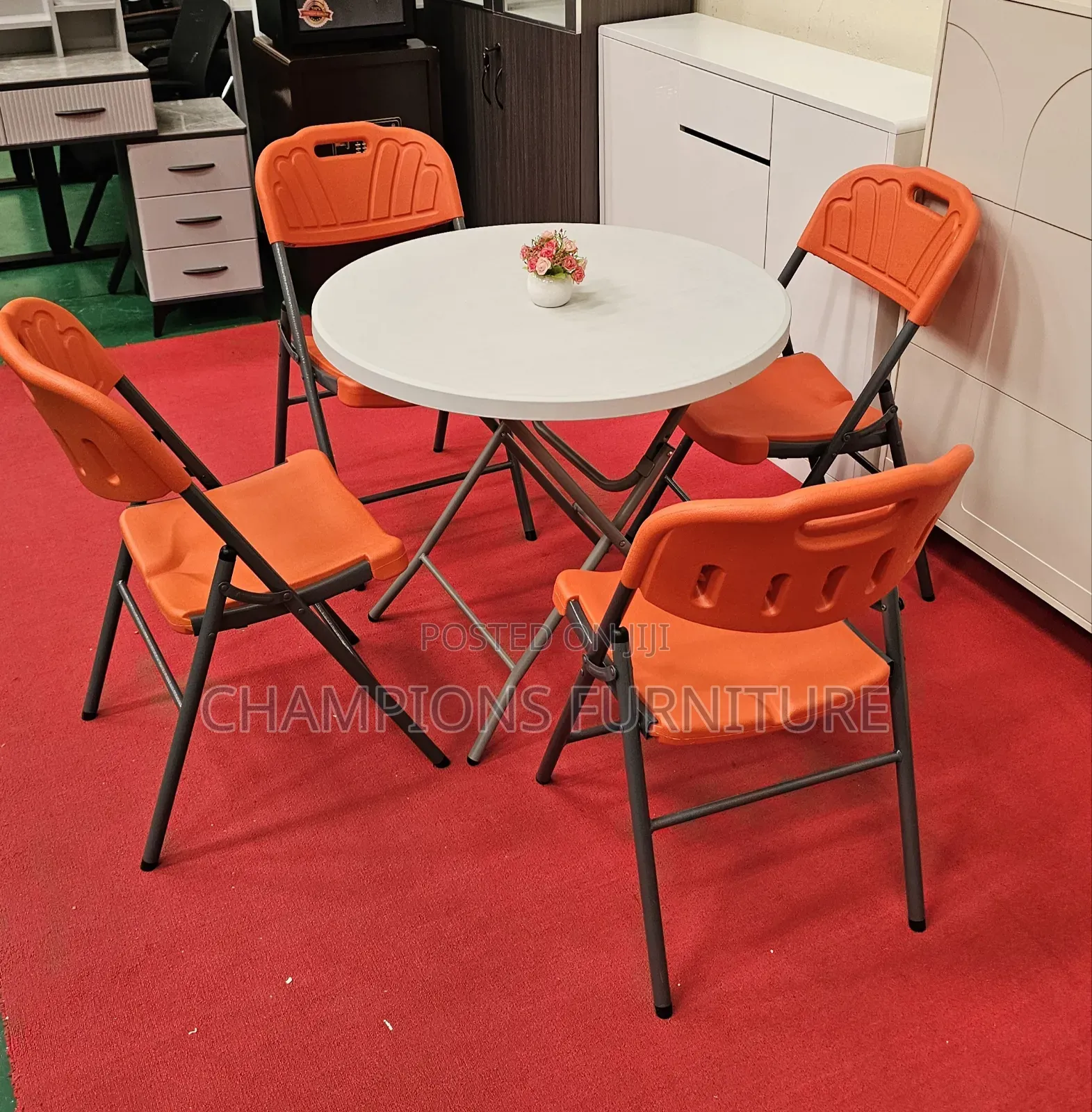 4-Seater Outdoor Heavy Duty Plastic Set