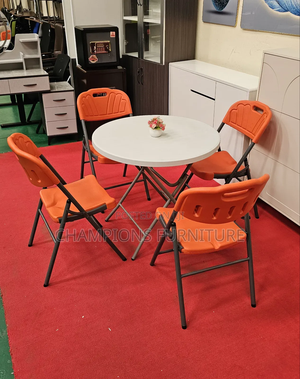 4-Seater Outdoor Heavy Duty Plastic Set
