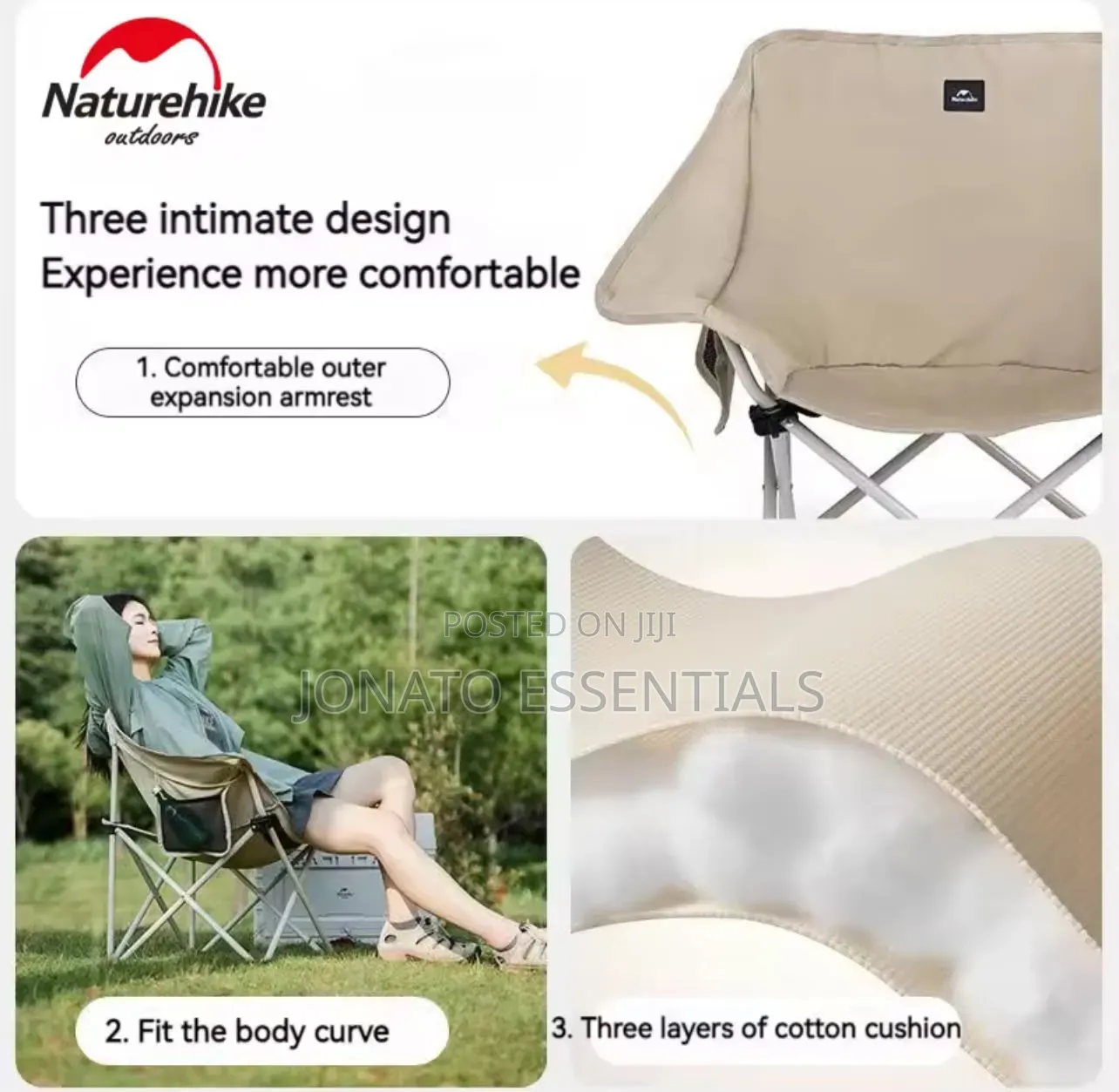 Foldable Camping Chair Portable Outdoor Seat
