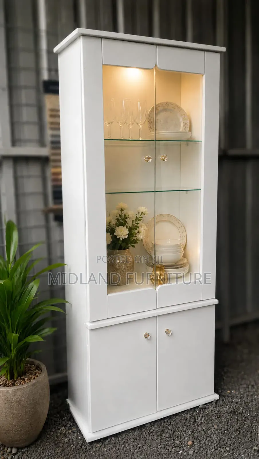 Glass Display Storage Cabinet on Sale Pay on Delivery