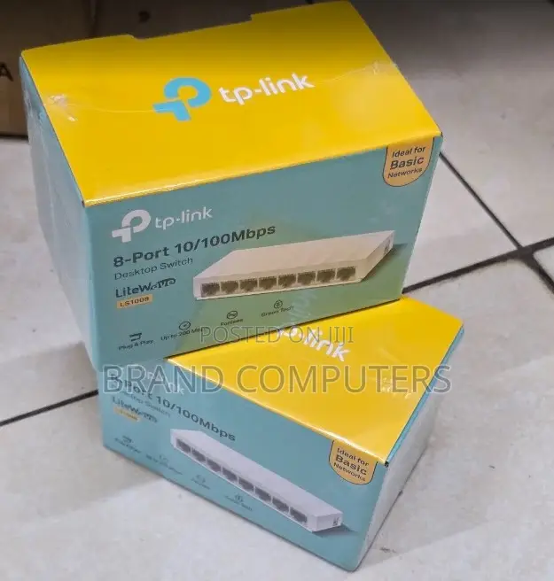 TP LINK LS1008 8-Port 10/100Mbps Ethernet Network Switch