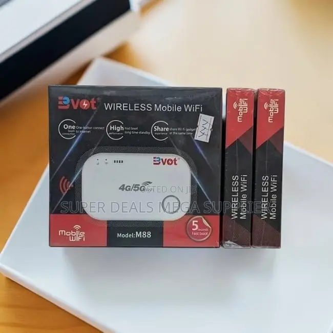 Easy to Set Up Bvot 4G LTE Wi-Fi Portable Pocket Mifi Router