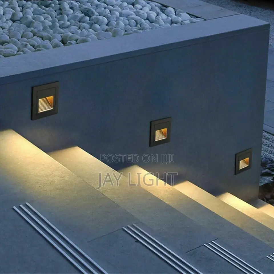 LED Outdoor Square Staircase Light Step Walkway