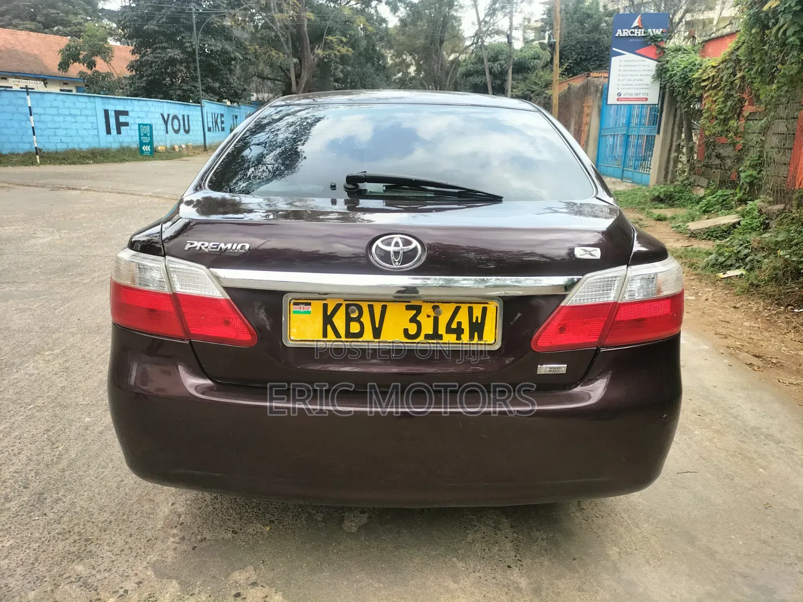 Toyota Premio 2007 Burgundy