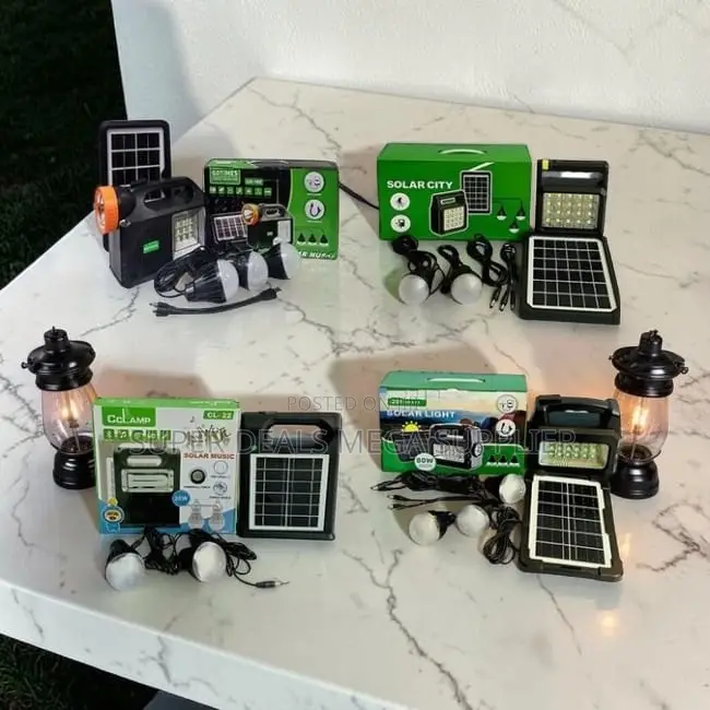 Emergency-Ready Portable Home Solar Lighting System Kits Led Bulbs