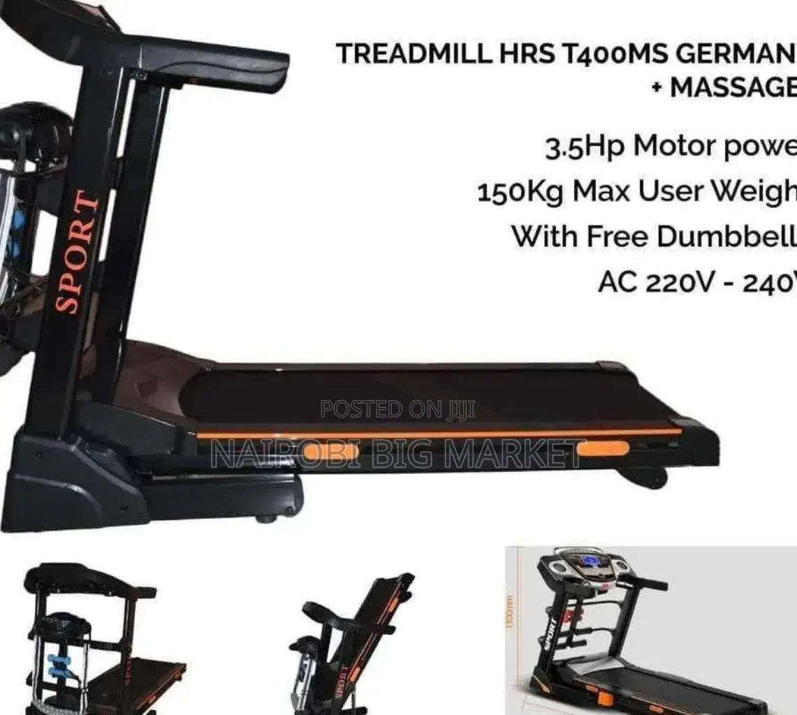Commercial Treadmill 3.5 HP Motor Power