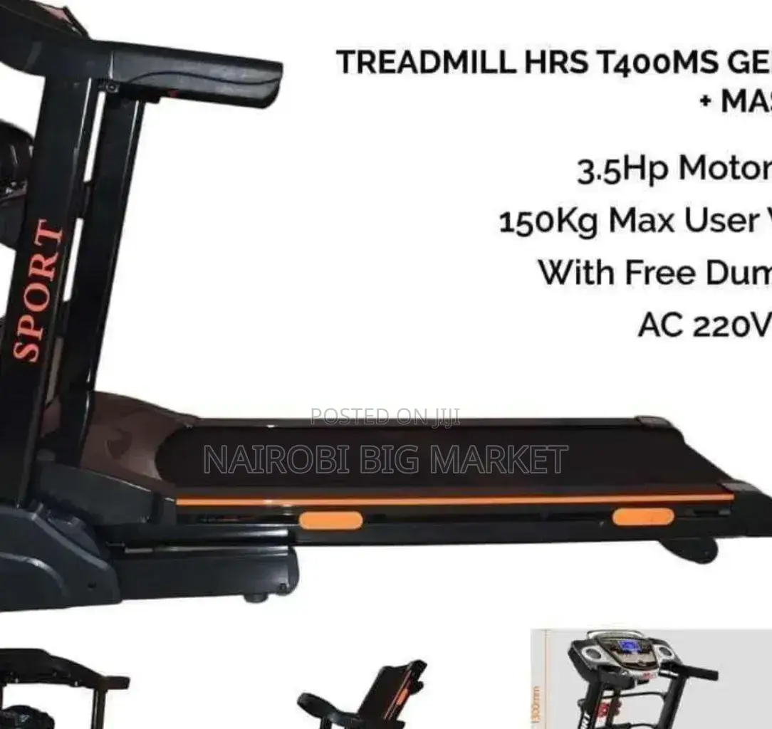 Commercial Treadmill 3.5 HP Motor Power