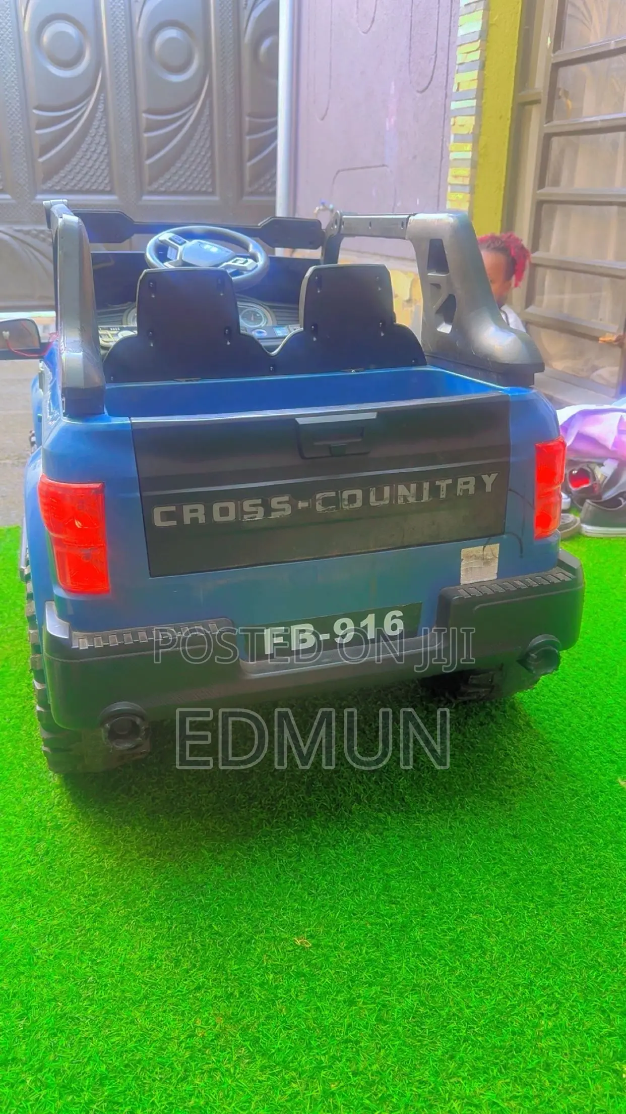 Luxury 12V Kids Electric Ride-on Pickup Truck – Blue