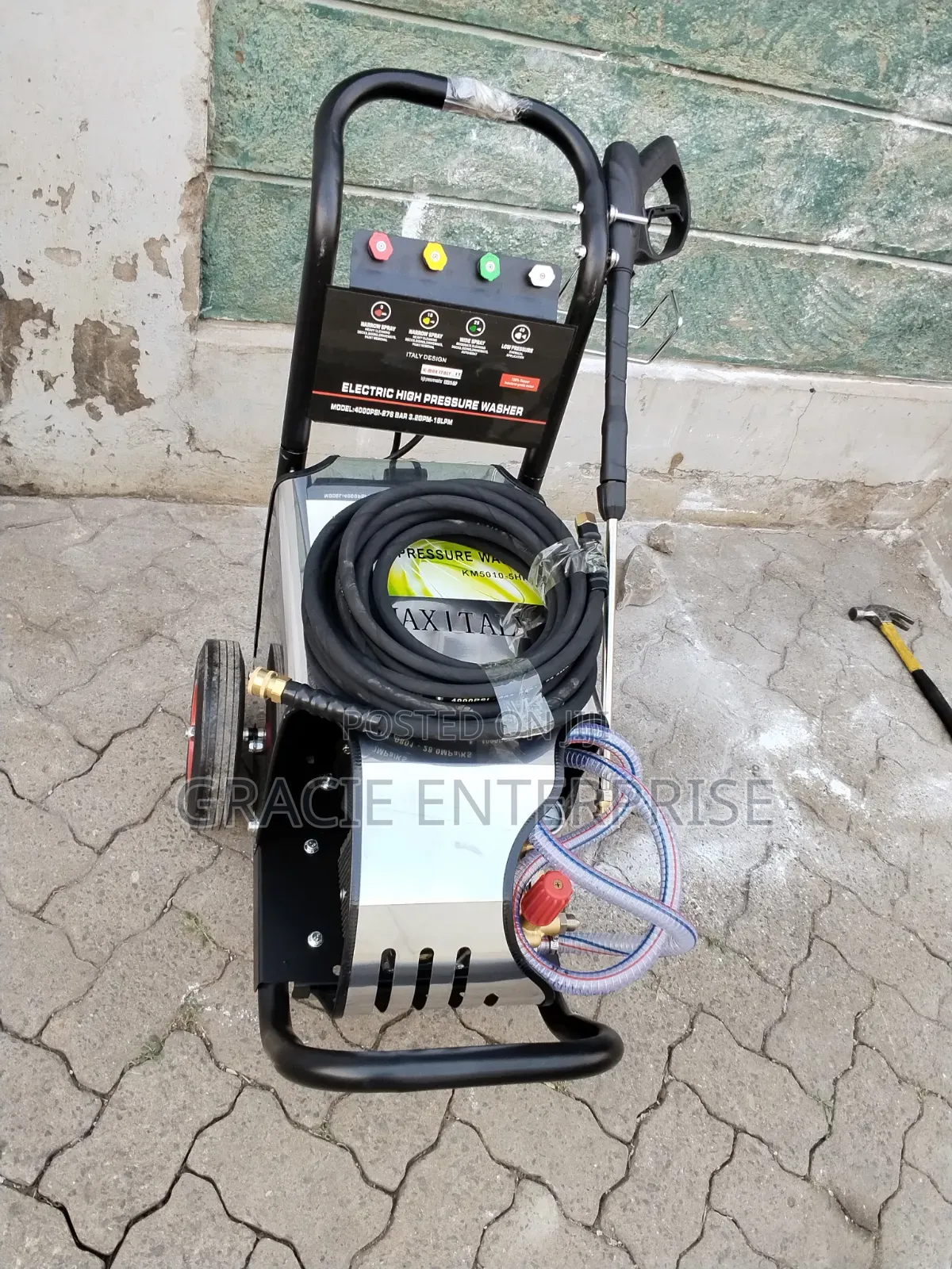 K-Max Italy 4000Psi Electric High Pressure Washer