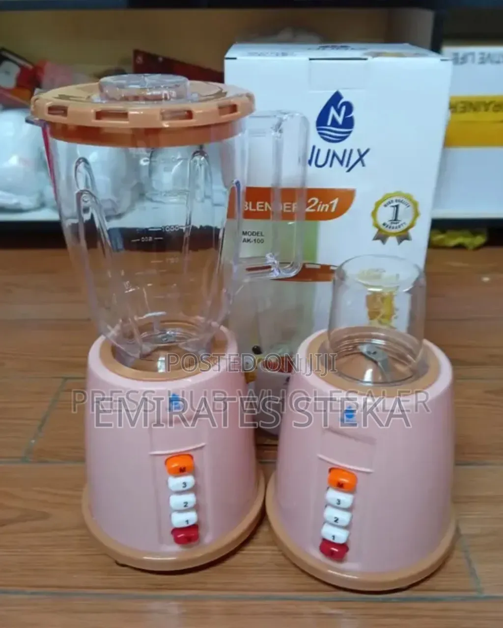 Nunix 2 in 1 Blender Ak 100 With Blender Grinding Machine -1.5l 350W