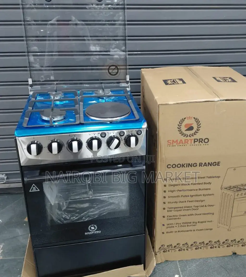 Auto Ignition Smartpro 50 55 3G 1E Standing Cooker