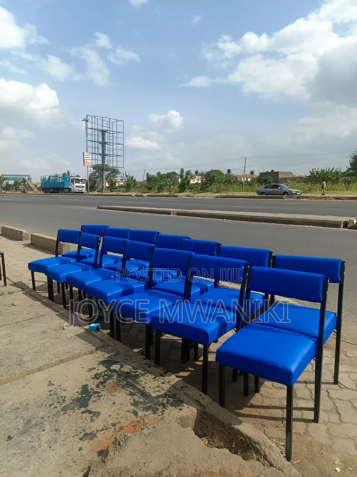 Caterina Blue Chair or Office Chair