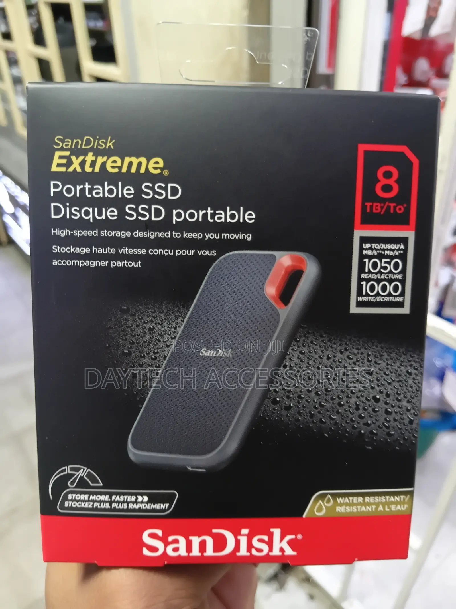SANDISK 8TB Extreme Portable SSD - Up to 1050mb/S