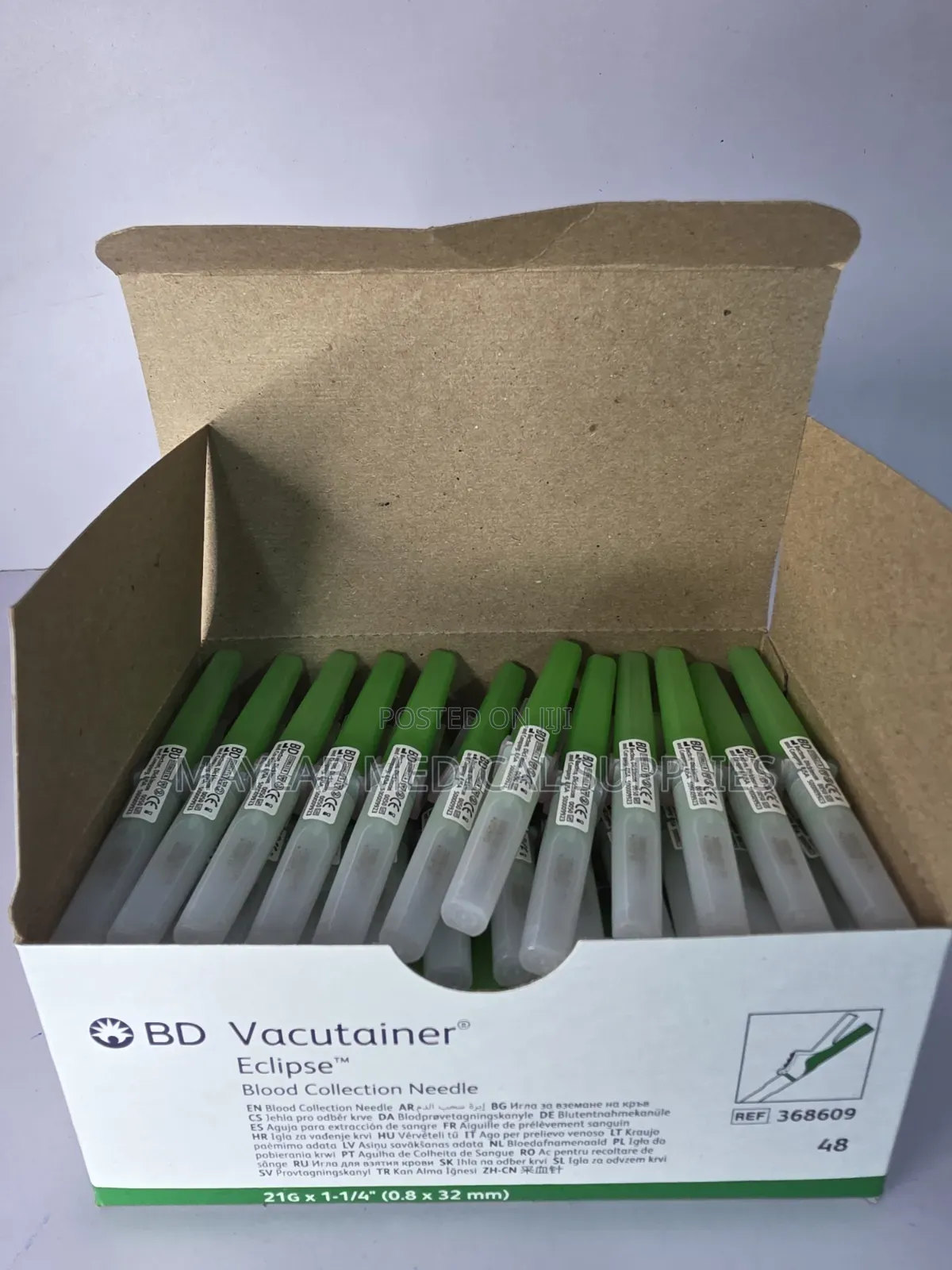 BD Vacutainer 21G Blood Collection Needle
